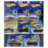 8 Assorted Hot Wheels Diecast Cars