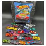 Hot Wheels Carrying Case With Cars
