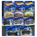 8 Assorted Hot Wheels Diecast Cars