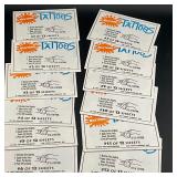 Lot of 1993 Nicktoons Tattoo Cards #1-12