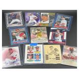 Lot of MLB Baseball Cards Inc. Autographed