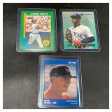 Ken Griffey, Pete Rose, Lonnie Smith MLB Cards