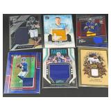 Lot of Relic Football & Baseball Cards