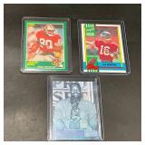 Jerry Rice, Joe Montana & Emmitt Smith NFL Cards
