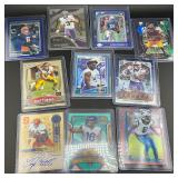 Lot of NFL Football Cards Inc Auto & Num.