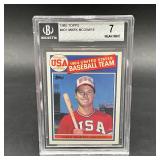 1985 Topps #401 Mark Mcgwire Beckett 7 Near Mint