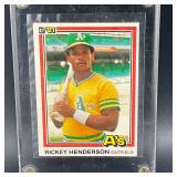 1981 Donruss 119 Rickey Henderson Baseball Card