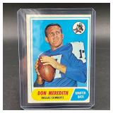 1968 Topps #25 Don Meredith Football Card