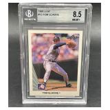 1990 Leaf #13 Tom Glavine Beckett 8.5 MT
