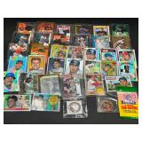 Lot of Assorted Baseball Cards & Coins