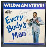 Wildman Steve Autographed 'Everbody's Man' LP