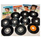 Lot of 10 Elvis 45's 7' Vinyl Singles
