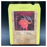 Black Sabbath 1970 'Paranoid' 8 Track Tape
