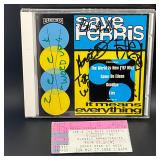 Autographed Save Ferris CD With Concert Ticket