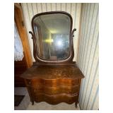 Dresser and mirror