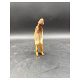 Horn carved figure