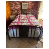 Metal full size bed frame