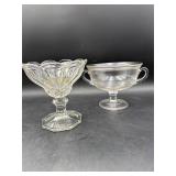 Glass tall dishes