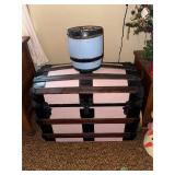 Trunk, barrel, contents