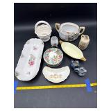 10 unique pieces of vintage ceramic and porcelain