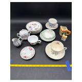 Assorted tea items