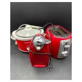 Red appliances