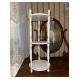 Shelf and foot stool
