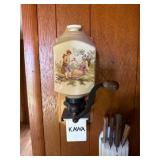 Coffe grinders and wall mount knife block