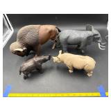 Plastic animals