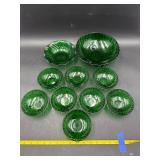 9-piece  Princess pattern Anchor Hocking