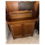 Wooden wash stand