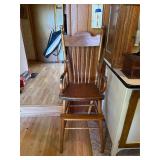 Antique wooden high chair