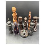 Wooden aboriginal carvings