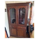 Wooden china cabinet