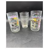 Advertising glasses