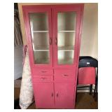 Painted china hutch