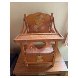 Antique potty chair