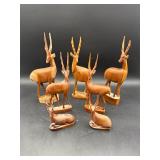 Wooden antelope