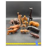 Hot places wooden animals