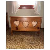 Heart cutout chest and contents