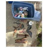 Tote full of collectibles