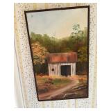 Original barn, painting