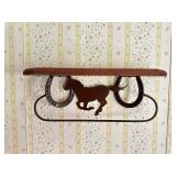 Western horse shelf