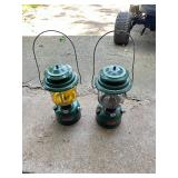 Two Coleman lanterns