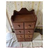 Vintage  wooden spice cabinet