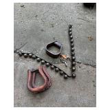 Brass sleigh, bells, stirrups
