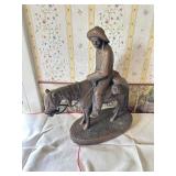 Austin prod western bronze sculpture