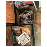 Contents in cabinet