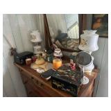 Contents on dresser