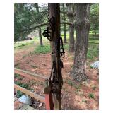 Primitive is hanging on left side of cabin